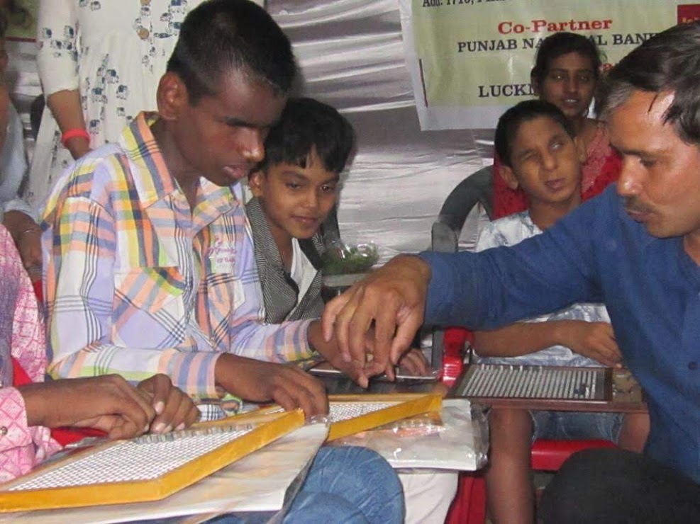 Support Visually Divyang Individuals   People
